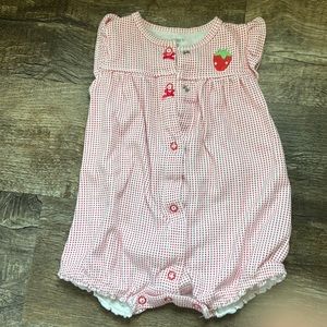 Carters Strawberry Romper